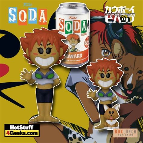 NEW Funko Soda Cowboy Bebop Edward Soda Figure Exclusive