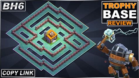 Legendary Builder Hall 6 Base 2021 Coc Bh6 Base Copy Link Clash Of