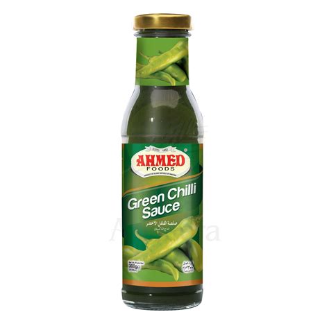 Al Meera Consumer Goods Q P S C Condiments Ahmed Green Chili Sauce 300g