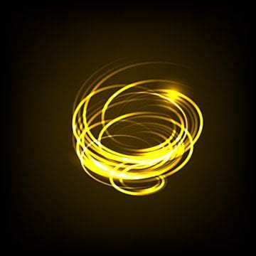 Light Glare Vector Hd Png Images Glare Light Swirl Yellow Glow