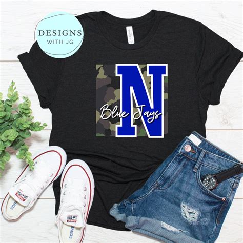 Needville Blue Jays Camo School Spirit Team Spirit High - Etsy