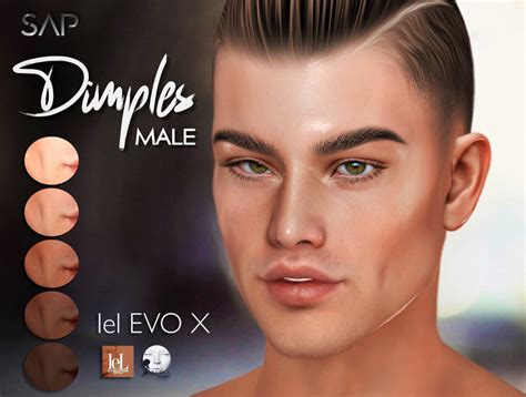 Second Life Marketplace Dimples Male Lelutka Evox Evo