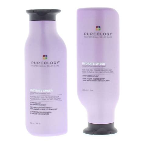 Pureology Hydrate Sheer Shampoo And Conditioner 9oz266ml Combo