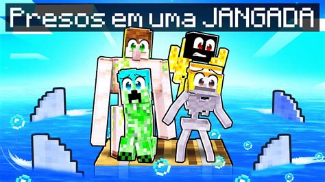 Preso Em Uma JANGADA Como MOBS No Minecraft YouTube