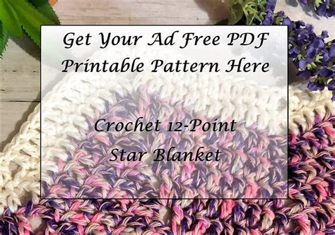 Crochet Point Star Blanket Pattern Princess