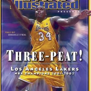 Los Angeles Lakers Shaquille Oneal Nba Western Sports Illustrated