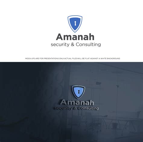 Serious Professional Security Logo Design For Amanah By Asma Waqar