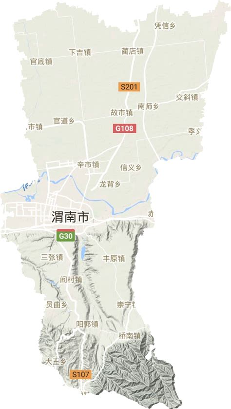 渭南市临渭区城区地图渭南市临渭区渭南市城区大山谷图库