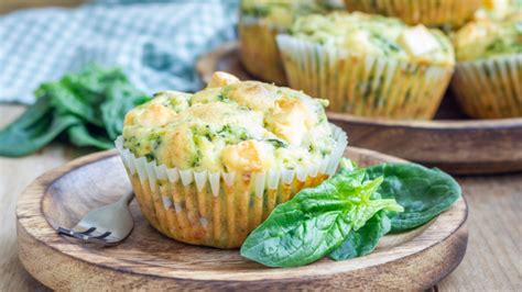 Receta De Muffins De Espinacas Con Queso