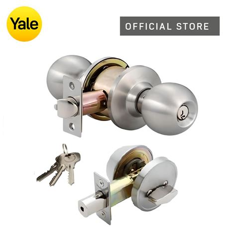 Yale Vca Us D Combination Lockset Double Single Ss