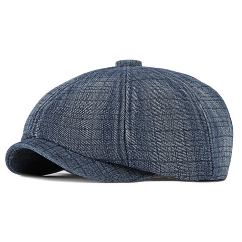 Gorra De Newsboy Para Hombre Y Mujer Gorro Octogonal C Lido Boina