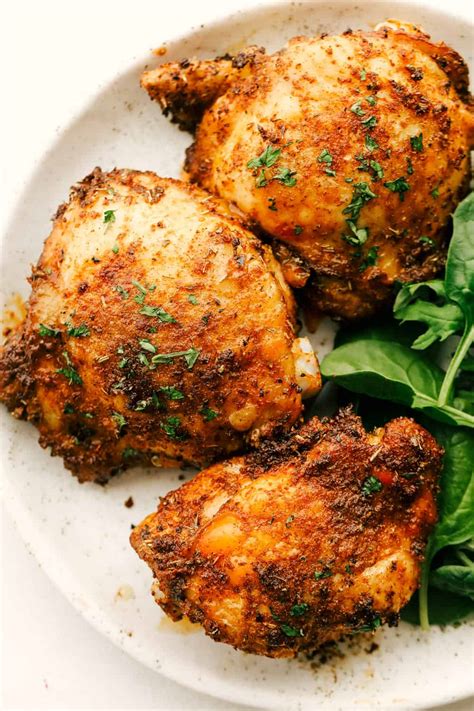 Crispy And Juicy Air Fryer Chicken Thighs Therecipecritic