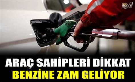 Bu geceyarısından itibaren Benzine zam geliyor Kamudanhaber İnternet