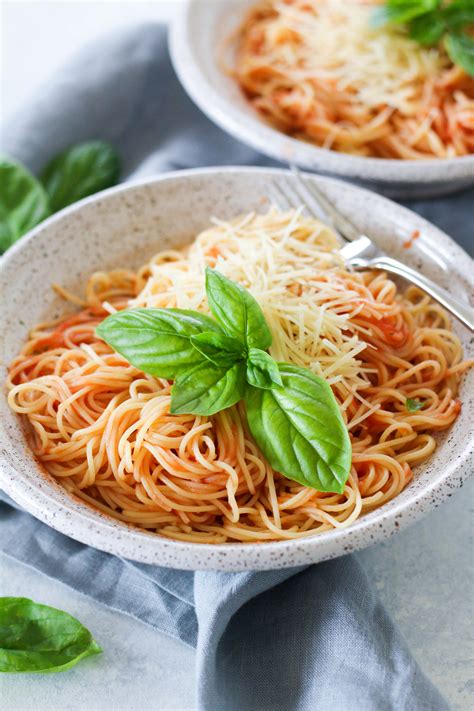 Five Minute Capellini Pomodoro Zen And Spice