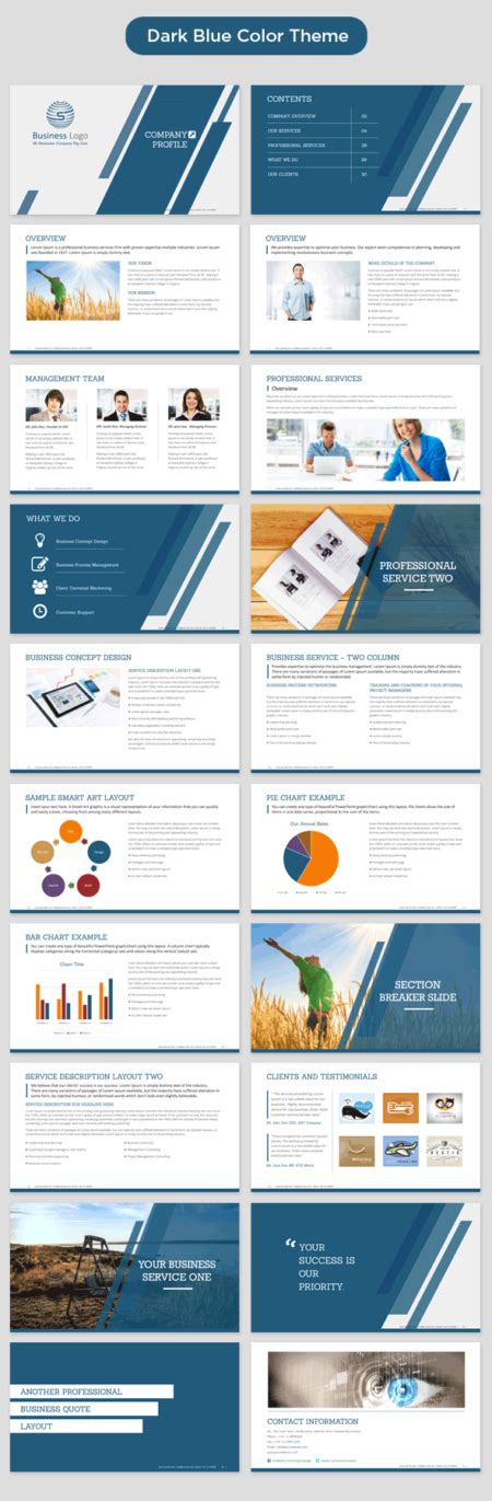 Company Profile Powerpoint Template Company Profile Ppt Slides