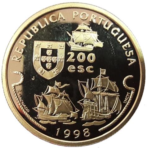 Escudos Vasco Da Gama Gold Portugal Numista