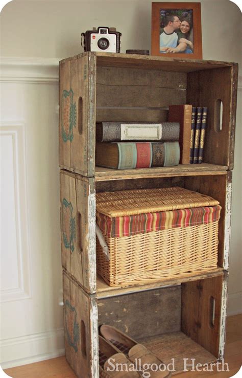 14 Inspiring Home Projects Crate Shelves Diy Wooden Crate Home Projects