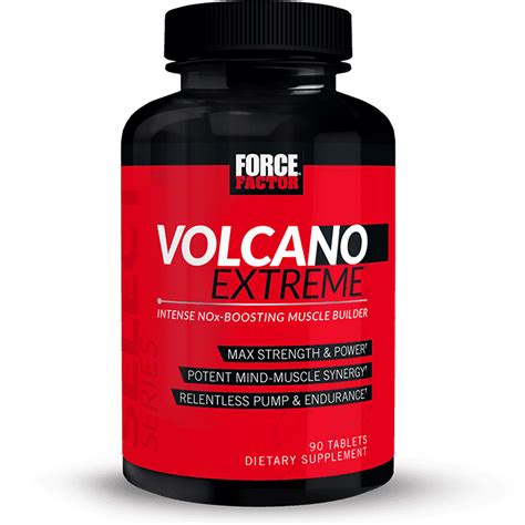 Force Factor Volcano Extreme Pre Workout Nitric Oxide Booster With