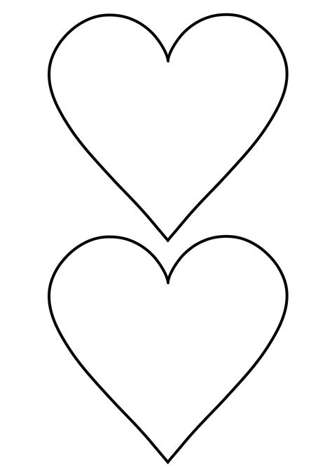 12 Free Printable Heart Templates Cut Outs