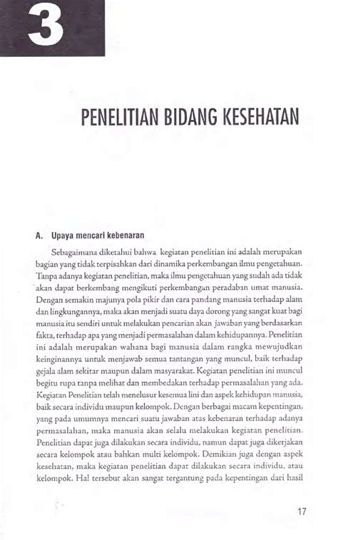 Bab 3 Penelitian Bidang Kesehatan Haryahutamas Halaman 1 8 PDF