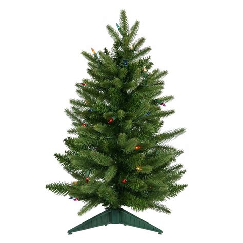 Vickerman 2 Ft 90 Count Pre Lit Frasier Fir Artificial Christmas Tree With Constant 50