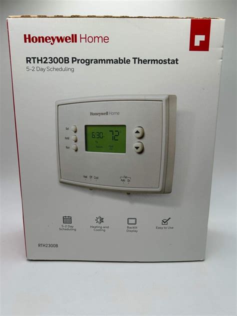 Honeywell Home RTH2300B Programmable Thermostat 5 2 Day Scheduling New