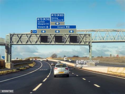 219 M8 Motorway Great Britain Stock Photos High Res Pictures And