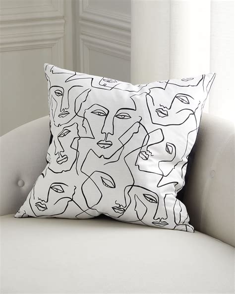 D V KAP Home Face Up Pillow Neiman Marcus