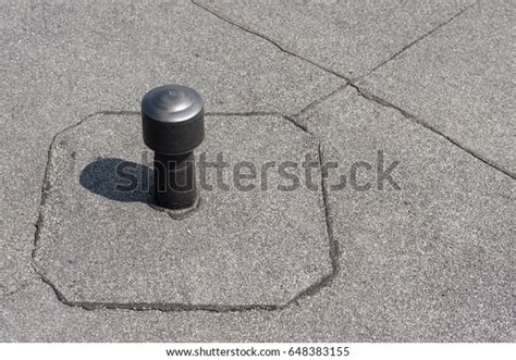 Roof Ventilation Aerator Flat Roof Ventilation Stock Photo