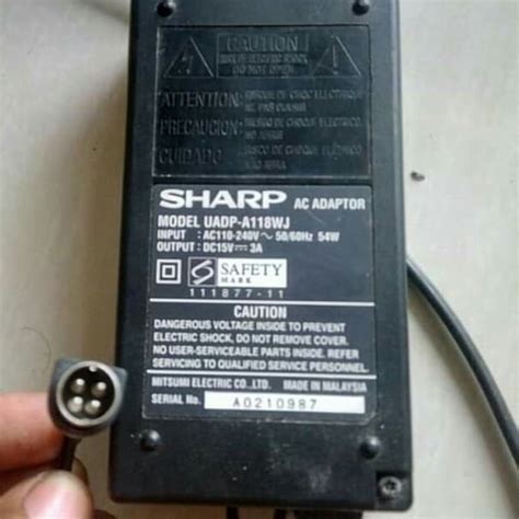 Jual Adaptor Tv Sharp Dc M Dc M V A Original Shopee Indonesia