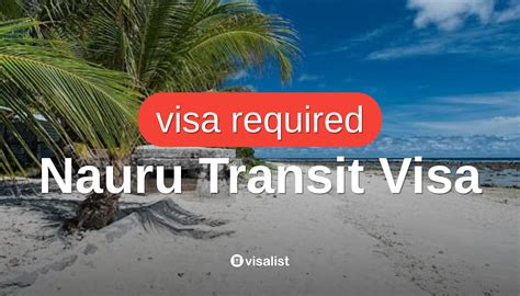 Nauru Visa Transit Untuk Australia Warga Visa List