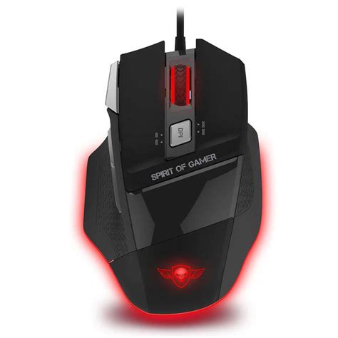 Spirit Of Gamer Gamer Gaming Mouse Light Edition, Black - PRO-M8