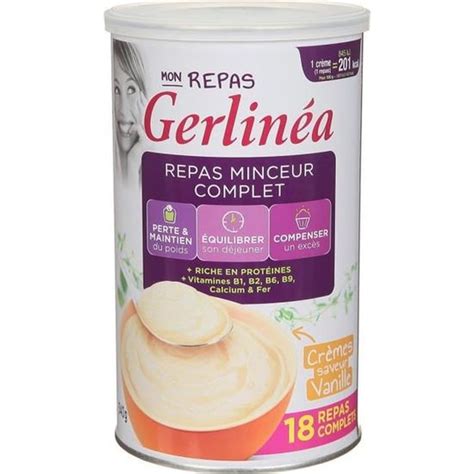 Gerlinéa Repas Minceur Crème Vanille 540g Cdiscount Au quotidien