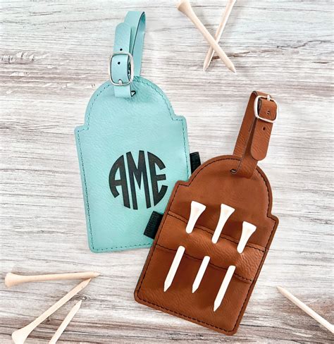 Corporate Golf Tournament Personalized Golf Bag Tag With Tees Etsy