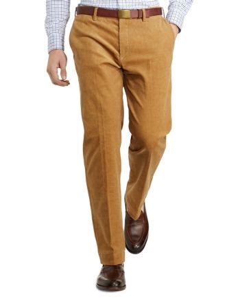 Mens Stretch Pants Corduroy Pants Men Tan Pants Mens Pants Casual