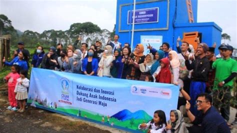 Bantuan WASH Danone Indonesia Warga Desa Tlogomulyo Wonosobo Sudah Tak