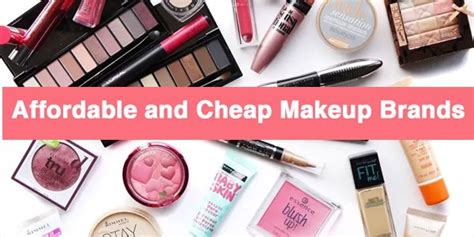 Best Affordable And Cheap Makeup Brands Updated List 2025