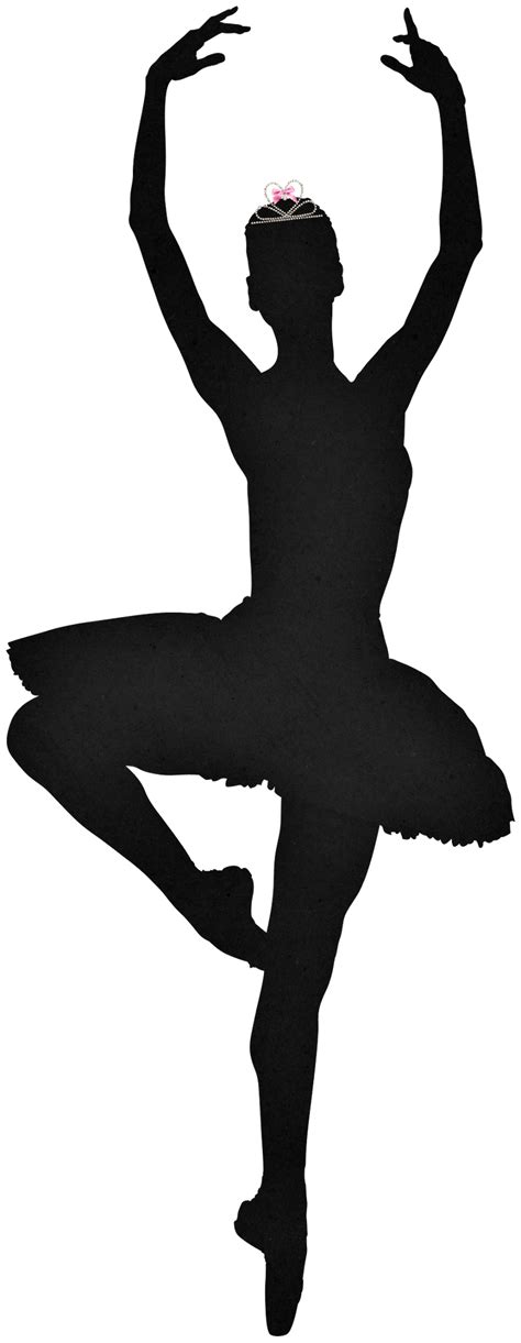 Ballerina Dancing Fairy Silhouette - img-woot