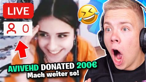 Fortnite Streamer Mit 0 Zuschauern Geld Spenden Youtube