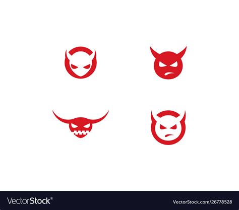 Devil logo Royalty Free Vector Image - VectorStock