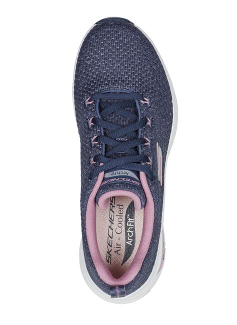 Ténis Arch Fit Glee For All Skechers 149713 NVPK Navy Pink