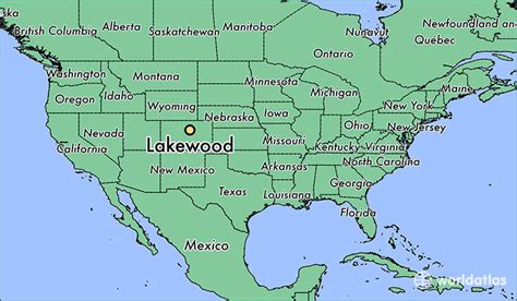 Where Is Lakewood Co Lakewood Colorado Map