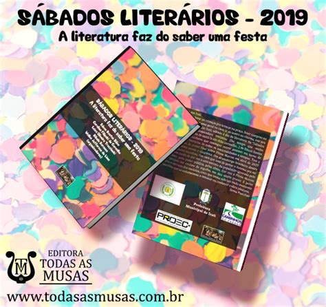 Editora e Revista Todas as Musas Lançamento Sábados Literários 2019