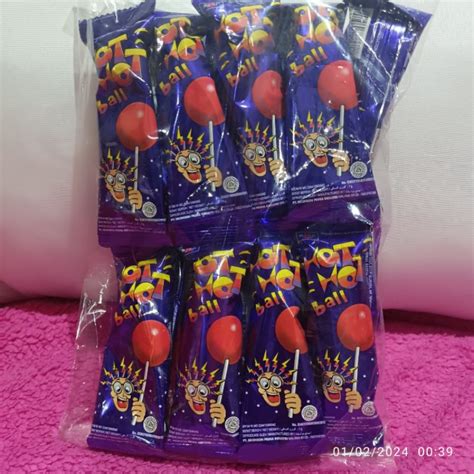 Jual Permen Hot Hot Bal Lolipop Hothot Bal Pop Pack Kembang Gula Lollipop Rasa Mangga Shopee
