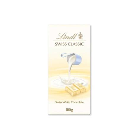 Lindt Swiss Classic White 100g