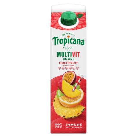 Tropicana Multivitamin Boost Multifruit Fruit Juice 850ml Dunnes Stores