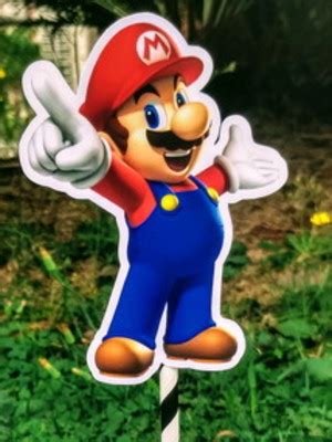 Centro De Mesa Mario Bros Compre Produtos Personalizados No Elo