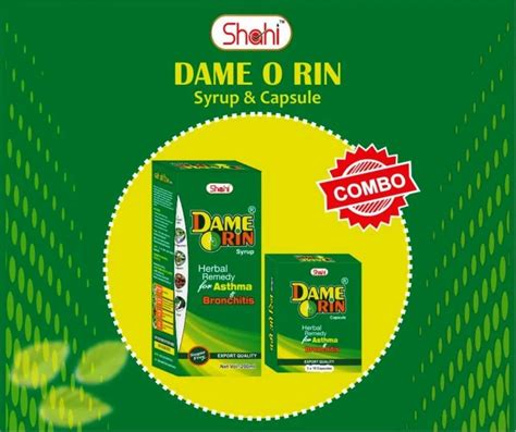 Herbal Ml Cap Shahi Dame O Rin Syrup Capsule For Asthma Non