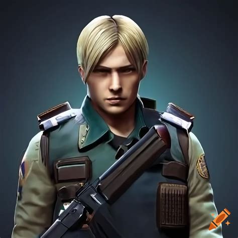 Leon S Kennedy From Resident Evil 2 Remake On Craiyon🤙 Descubra O