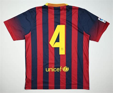 2013 14 FC BARCELONA SHIRT L Football Soccer European Clubs